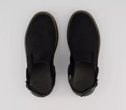 Dr. Martens Carlson Mules Black Suede - Flat Shoes for Women -Bikes Shop 4488000079 bv1