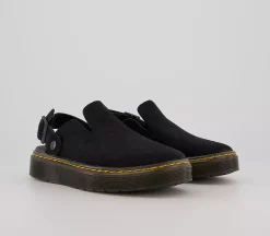 Dr. Martens Carlson Mules Black Suede - Flat Shoes for Women -Bikes Shop 4488000079 pr1