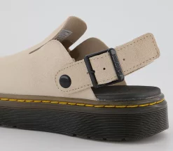 Dr. Martens Carlson Mules Warmsand Eh Suede Mb - Flat Shoes for Women -Bikes Shop 4488087738 dt2