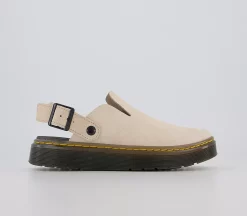 Dr. Martens Carlson Mules Warmsand Eh Suede Mb - Flat Shoes for Women