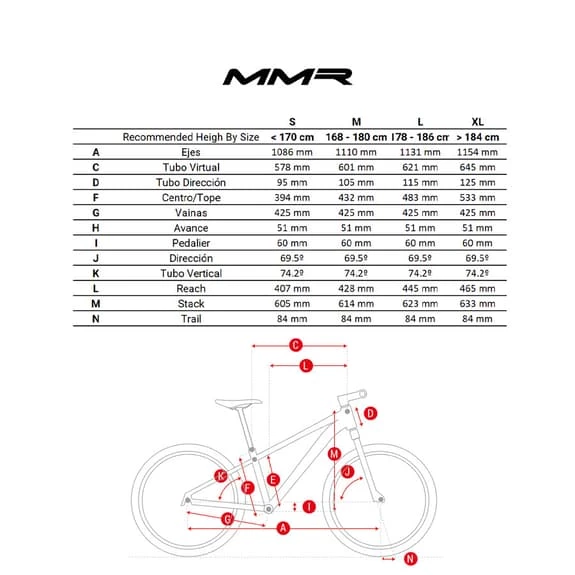 MMR Rakish 70 MTB Bike White Black 6 MMR Rakish 70 MTB Bike White Black - Image 6