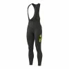 ALE Alé Winter Bib Tights Black Fluorescent Yellow
