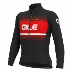 ALE Alé Blend Long Sleeve Jersey Black Red