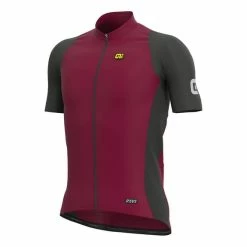 ALE Alé R-EV1 Artika Short Sleeve Jersey Maroon Black