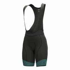 ALE Alé PRS Master 2.0 Bib Shorts Black Turquoise Women