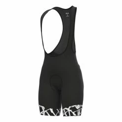 ALE Alé Solid Ride Bib Shorts Black White Women