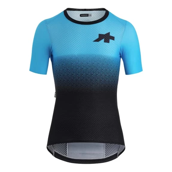 Assos Equipe RSR Superléger S9 Short Sleeve Jersey Luminous Blue Black 1 Assos Equipe RSR Superléger S9 Short Sleeve Jersey Luminous Blue Black