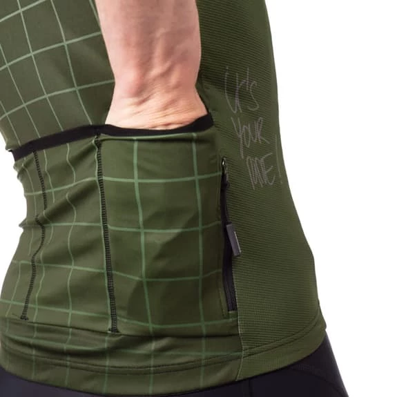 Bioracer Spitfire Moon Ride Short Sleeve Jersey Green 5 Bioracer Spitfire Moon Ride Short Sleeve Jersey Green - Image 5