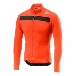 Castelli Puro 3 Jersey Orange Black