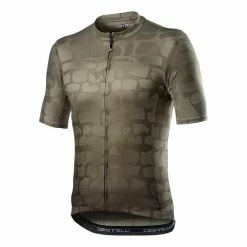 Castelli Pavé Short Sleeve Jersey Greyish Green