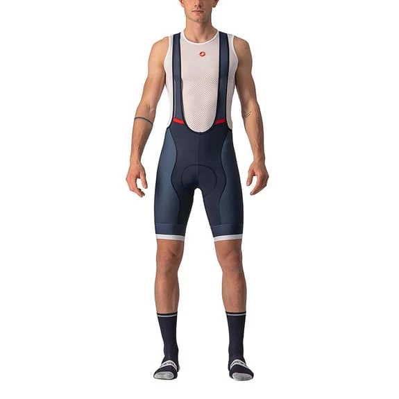 Castelli Competizione Kit Bib Shorts Navy Blue Silver 1 Castelli Competizione Kit Bib Shorts Navy Blue Silver
