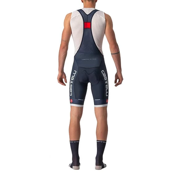 Castelli Competizione Kit Bib Shorts Navy Blue Silver 2 Castelli Competizione Kit Bib Shorts Navy Blue Silver - Image 2