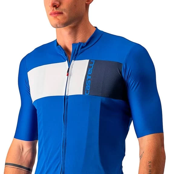 Castelli Prologo 7 Short Sleeve Jersey Blue White 5 Castelli Prologo 7 Short Sleeve Jersey Blue White - Image 5