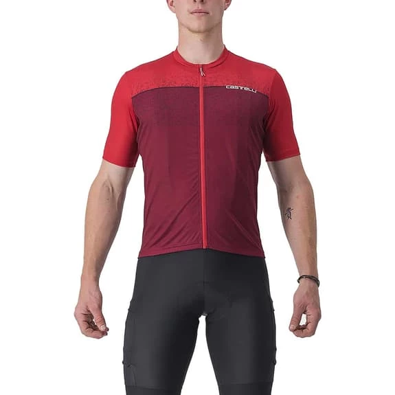 Castelli Unlimited Entrata Short Sleeve Jersey Dark Red Burgundy 1 Castelli Unlimited Entrata Short Sleeve Jersey Dark Red Burgundy