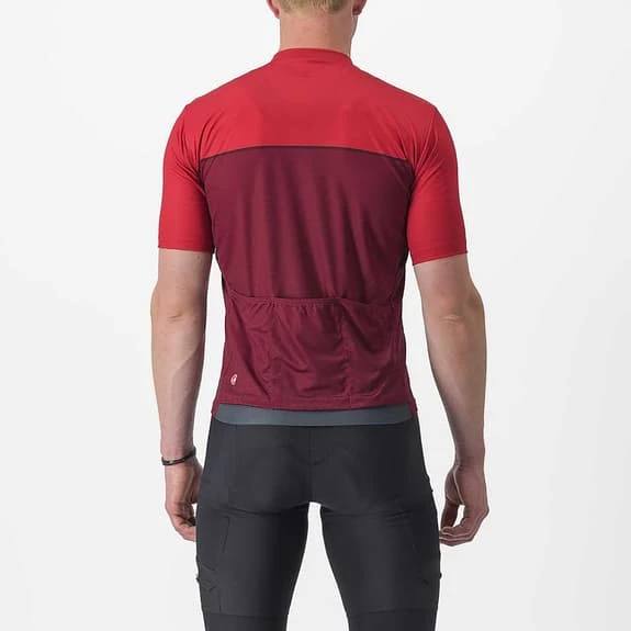 Castelli Unlimited Entrata Short Sleeve Jersey Dark Red Burgundy 2 Castelli Unlimited Entrata Short Sleeve Jersey Dark Red Burgundy - Image 2