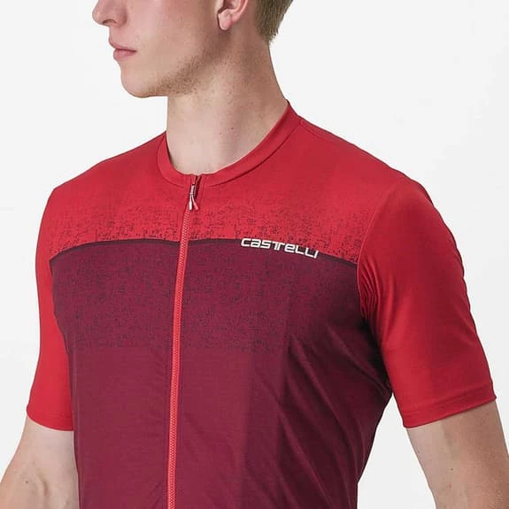 Castelli Unlimited Entrata Short Sleeve Jersey Dark Red Burgundy 4 Castelli Unlimited Entrata Short Sleeve Jersey Dark Red Burgundy - Image 4