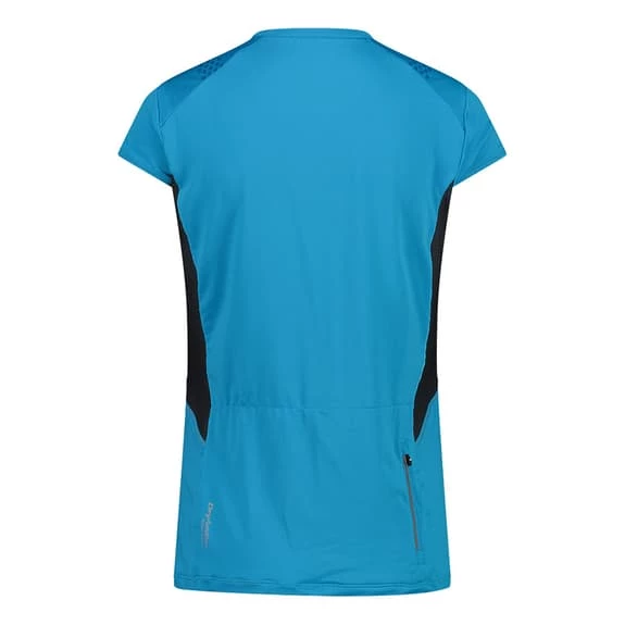 CMP Logo Maxi Short-Sleeved Jersey Blue 2 CMP Logo Maxi Short-Sleeved Jersey Blue - Image 2