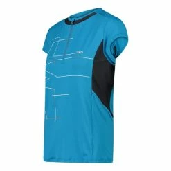 CMP Logo Maxi Short-Sleeved Jersey Blue 6 CMP Logo Maxi Short-Sleeved Jersey Blue -Bikes Shop cmp 31c7836 l708 003