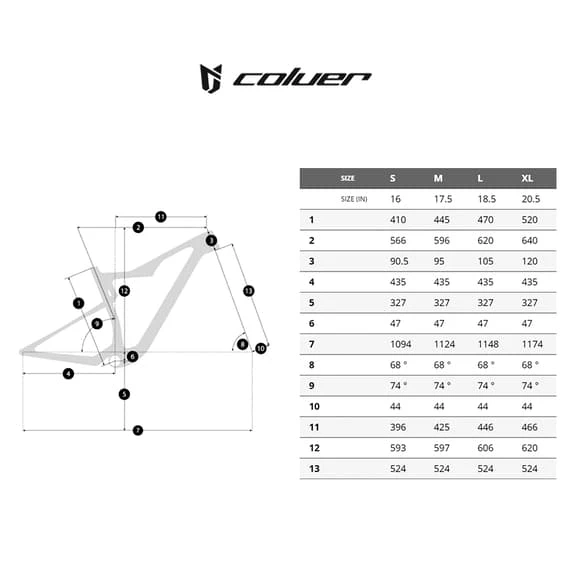 Coluer Stake CR 7.4 MTB Bike Red 2 Coluer Stake CR 7.4 MTB Bike Red - Image 2