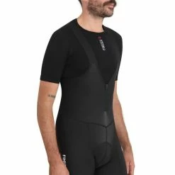 Finisseur Pro Thermal Bib Tights Black -Bikes Shop culote pro blanc