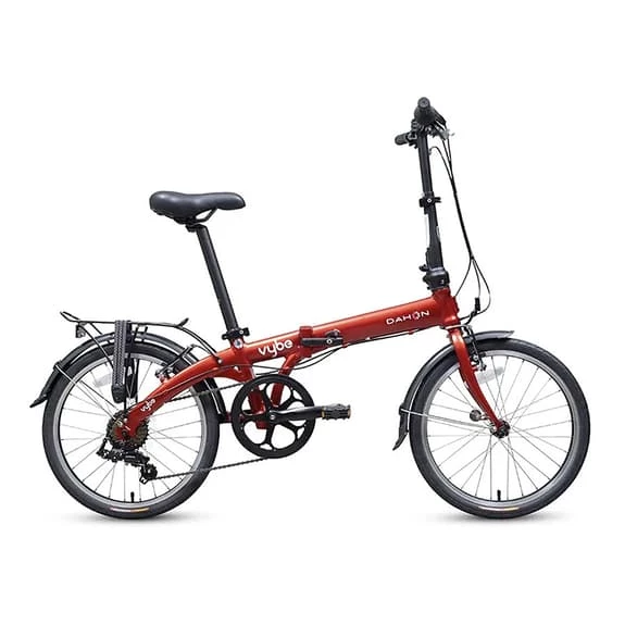 Dahon VYBE D7 7V 2022 Folding Bike Red 1 Dahon VYBE D7 7V 2022 Folding Bike Red