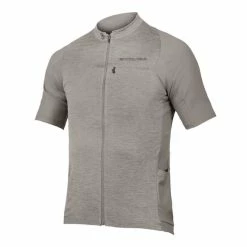 Endura GV500 Reiver Short Sleeve Jersey Fossil Grey