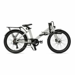 EOVOLT Evening 24" Folding Electric Bicycle Grey -Bikes Shop eov ev09 11 003