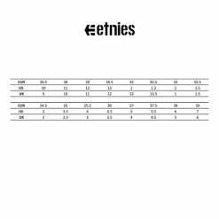Etnies Marana Shoes Black White Kids -Bikes Shop etn c sh st v1