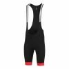 Finisseur Pro Bib Shorts Black Red