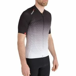 Finisseur Core Gradient 2 Vortex Short Sleeve Jersey White Black -Bikes Shop fns c133ss2023 02 151