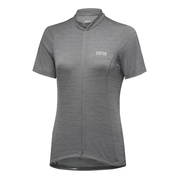 Gore Wear C3 Short Sleeve Jersey Dark Grey Women 1 Gore Wear C3 Short Sleeve Jersey Dark Grey Women