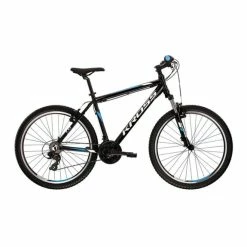 Kross Hexagon 1.0 26" SunRace MTB Bike Black White Blue