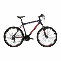 Kross Hexagon 1.0 26" Shimano MTB Bike Blue Red Grey