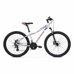 Kross Lea 3.0 27.5" Sunrace MTB Bike White Blue Lilac Women