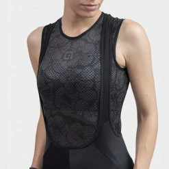 ALE Alé Solid Ride Bib Shorts Black White Women -Bikes Shop l22198401 5