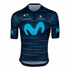 La Passione Movistar Team 2022 Standard Short Sleeve Jersey Blue