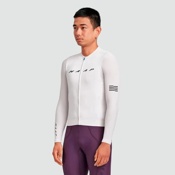 MAAP Evade Pro Base 2.0 Long Sleeve Jersey White 2 MAAP Evade Pro Base 2.0 Long Sleeve Jersey White - Image 2