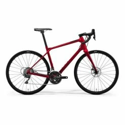Merida Silex 4000 Gravel Bike Maroon Dark Black