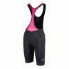 Nalini Sporty Bib Shorts Black Pink Women