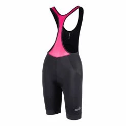 Nalini Sporty Bib Shorts Black Pink Women