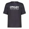 Oakley Factory Pilot Short Sleeve Jersey Dark Blue White Logo