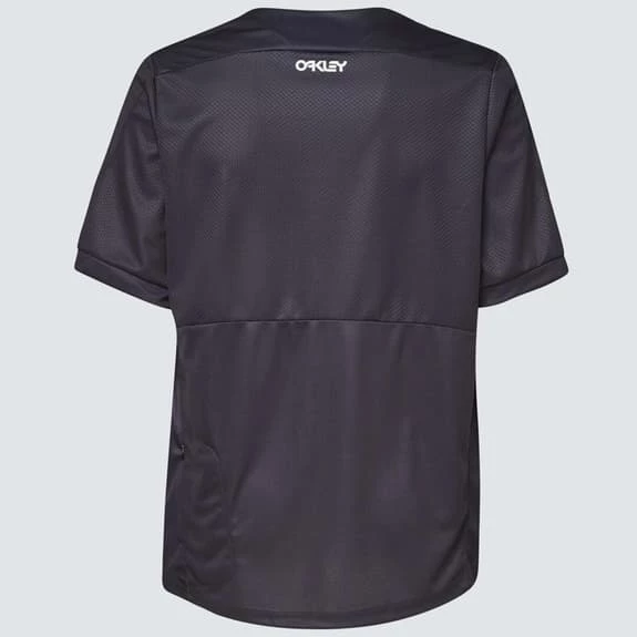 Oakley Factory Pilot Short Sleeve Jersey Dark Blue White Logo 2 Oakley Factory Pilot Short Sleeve Jersey Dark Blue White Logo - Image 2