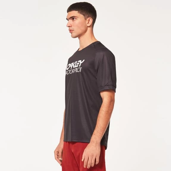 Oakley Factory Pilot Short Sleeve Jersey Dark Blue White Logo 3 Oakley Factory Pilot Short Sleeve Jersey Dark Blue White Logo - Image 3