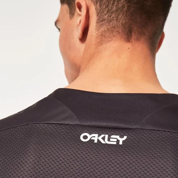 Oakley Factory Pilot Short Sleeve Jersey Dark Blue White Logo 6 Oakley Factory Pilot Short Sleeve Jersey Dark Blue White Logo - Image 6