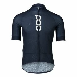 POC Essential Road Logo Short Sleeve Jersey Navy Blue