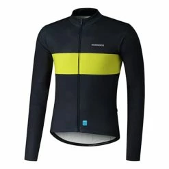 Shimano Vertex Long Sleeve Jersey Blue Black Yellow