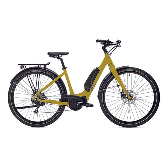 Ridley RES U500 Electric Bike Dark Yellow Women 1 Ridley RES U500 Electric Bike Dark Yellow Women