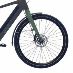 Ridley RES U800 Electric Bike Green Grey -Bikes Shop rid sbiu8mrid003 c 001 3
