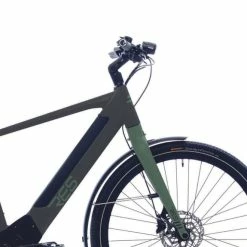 Ridley RES U800 Electric Bike Green Grey -Bikes Shop rid sbiu8mrid003 c 001 4