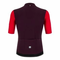 Santini Redux Vigor Short Sleeve Jersey Violet Red - Sleek Cut -Bikes Shop st 2s94775reduxvigo rs 003